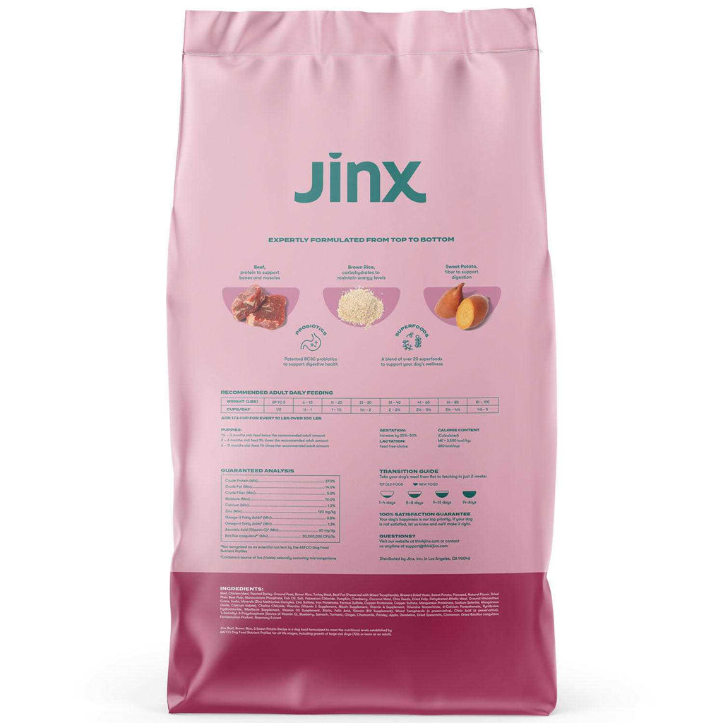 Beef Brown Rice & Sweet Potato Dry Dog Food J950