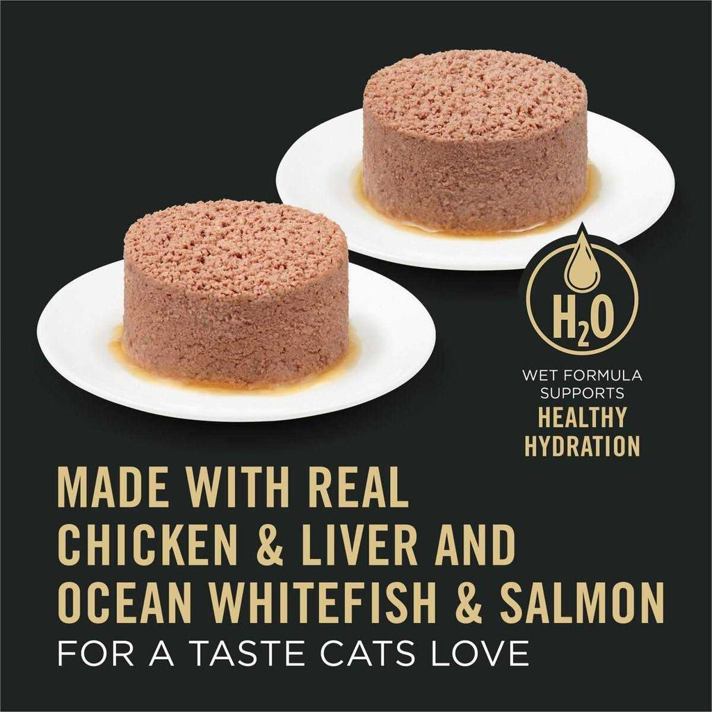 Grain-Free Chicken & Liver & Salmon Variety Pack Wet Kitten Food C227