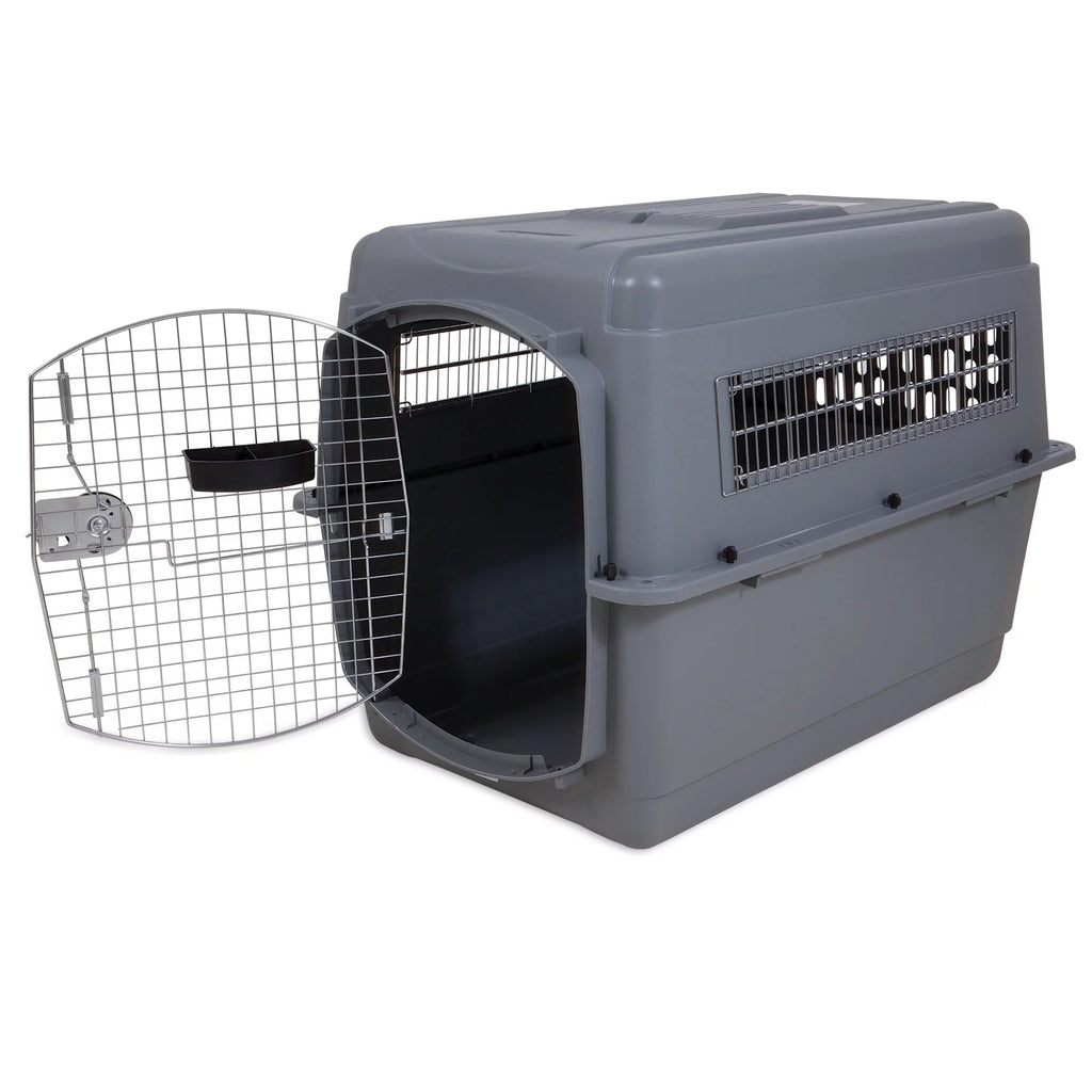 Dog Crate Travel Carrier for Large Dogs, Gray R278669