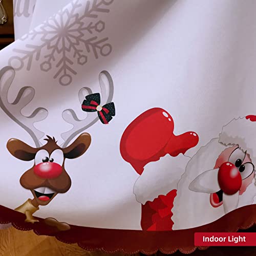 Watercolor Poppy Print Tablecloth 60x102 Inch, Waterproof Table Cover A4882