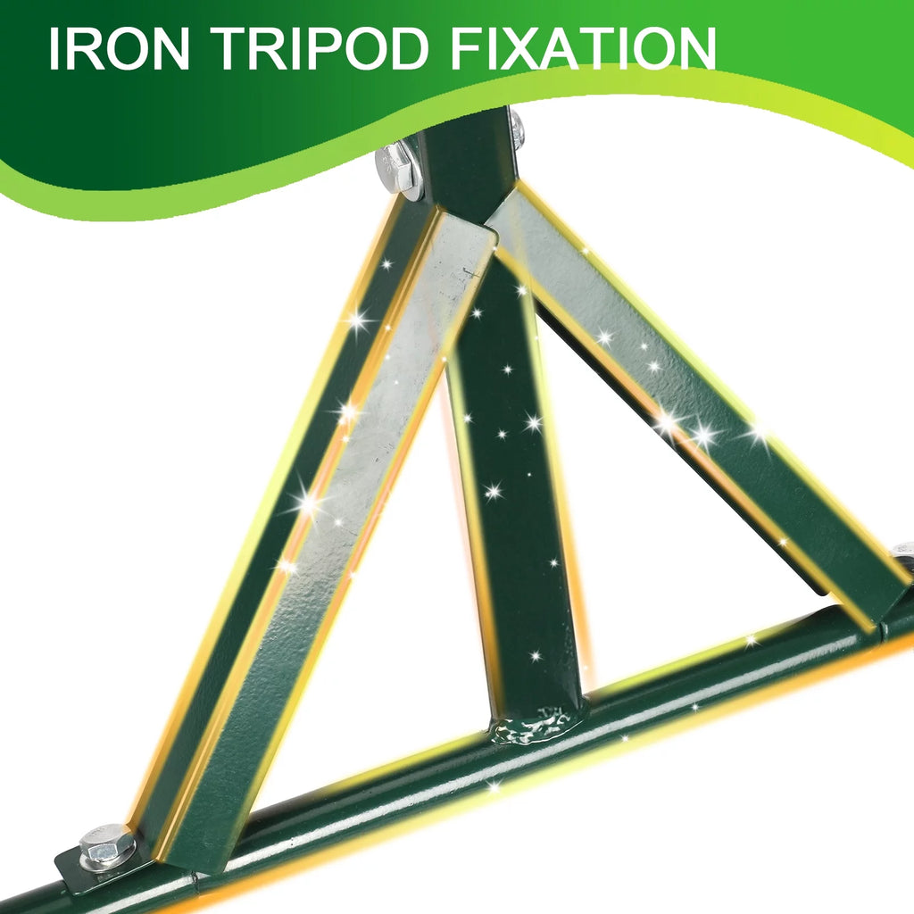 Compost Spreader with T-Shaped Handle for Lawn and Garden X42412