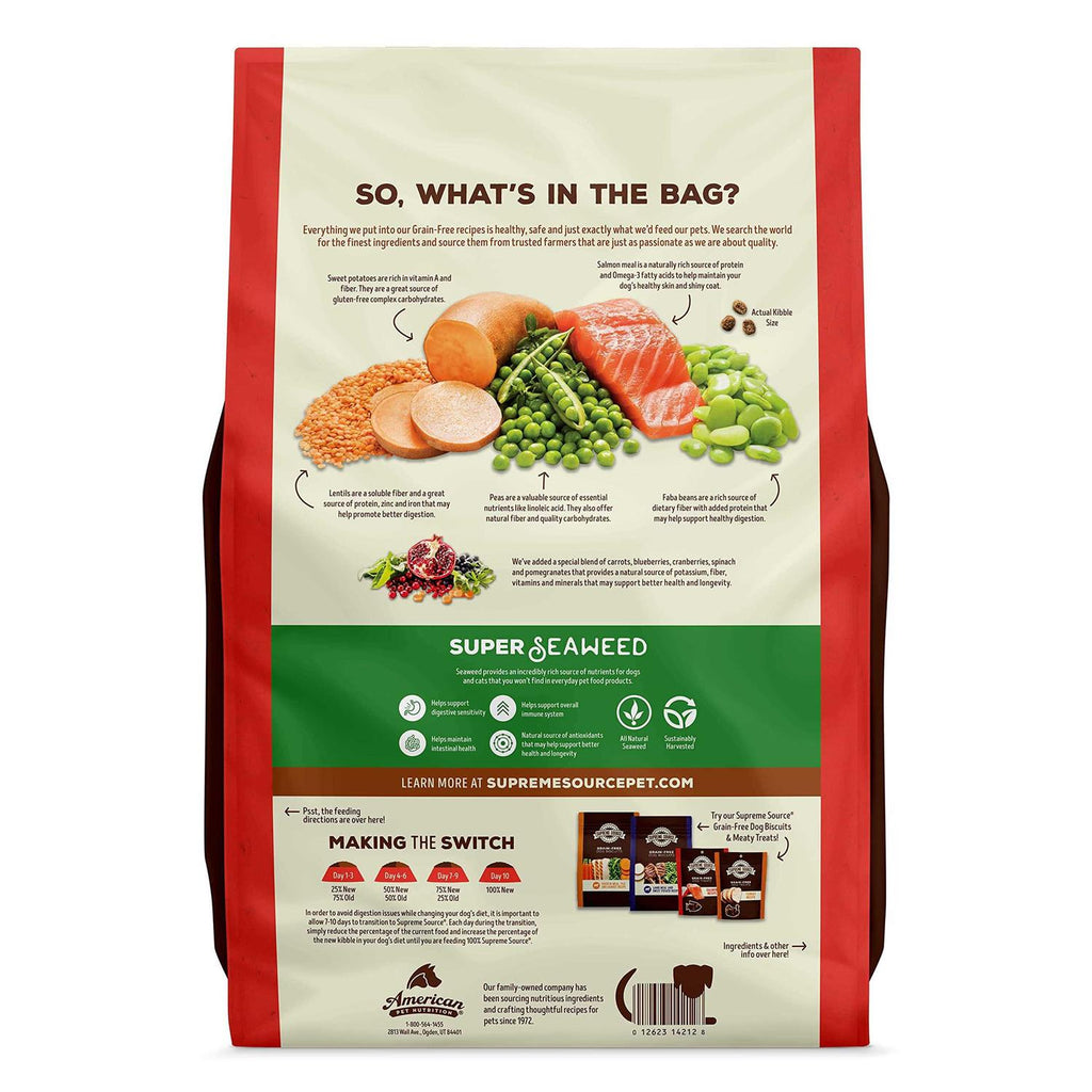 Grain Free Meal and Sweet Potato Recipe Dog Food I88367