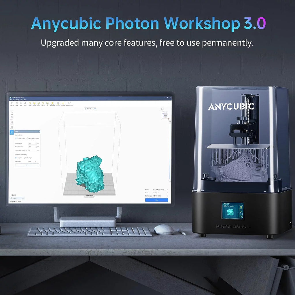 4K Resin 3D Printer with 5 KG UV Resin X646