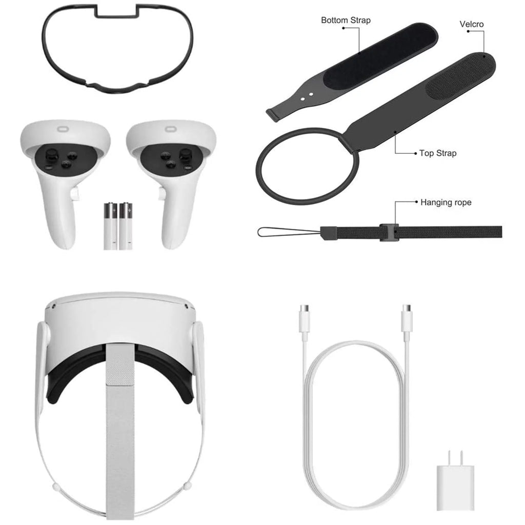 Virtual Reality Gaming Headset 256GB with Knuckle Straps and Cleaning Cloth T294
