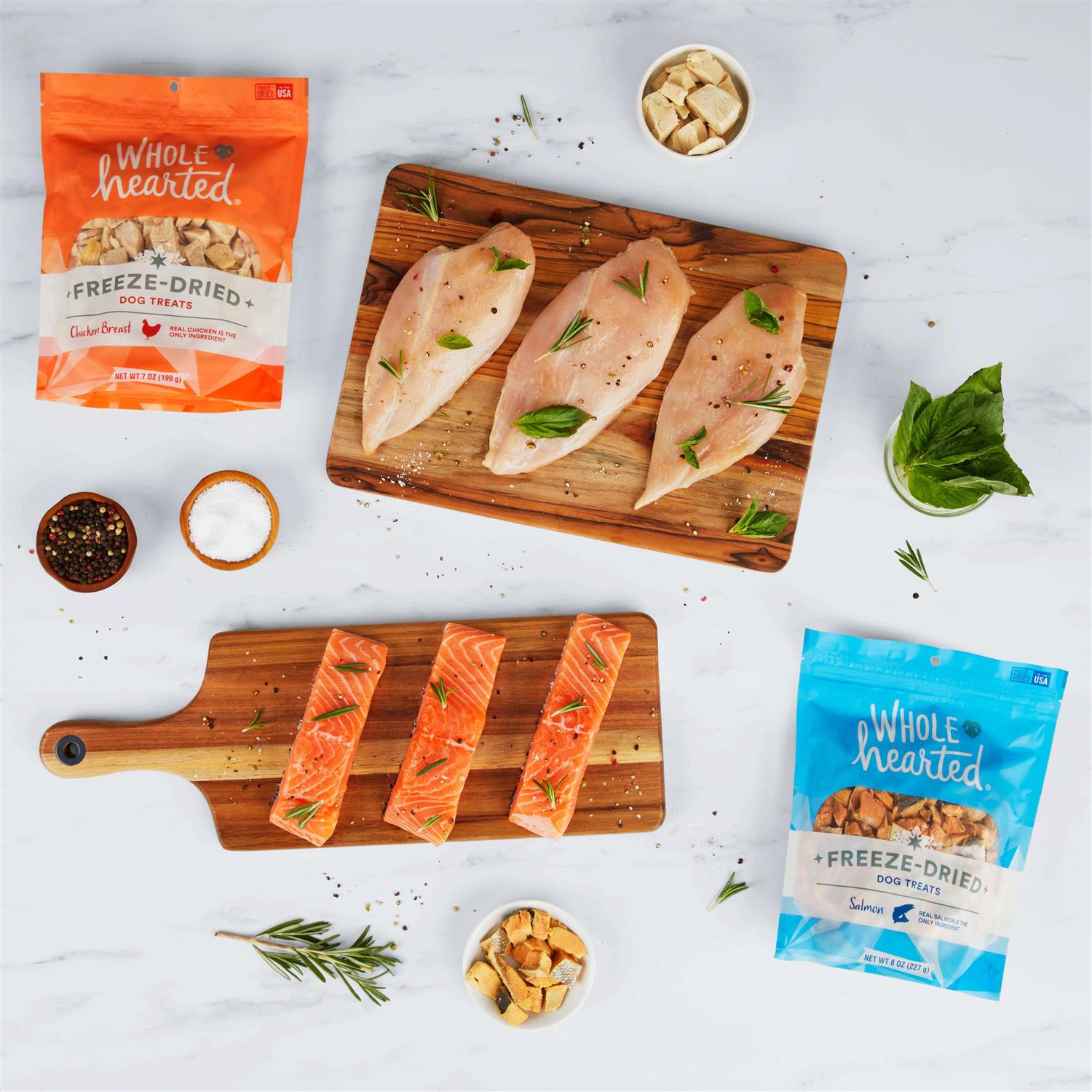 Freeze Dried Chicken Breast Dog Treats D9062