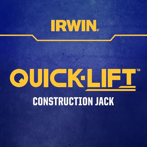 Quick-Lift Construction Jack, Hand Lifting Tool, 10" Lift, 330 lbs Capacity E70825