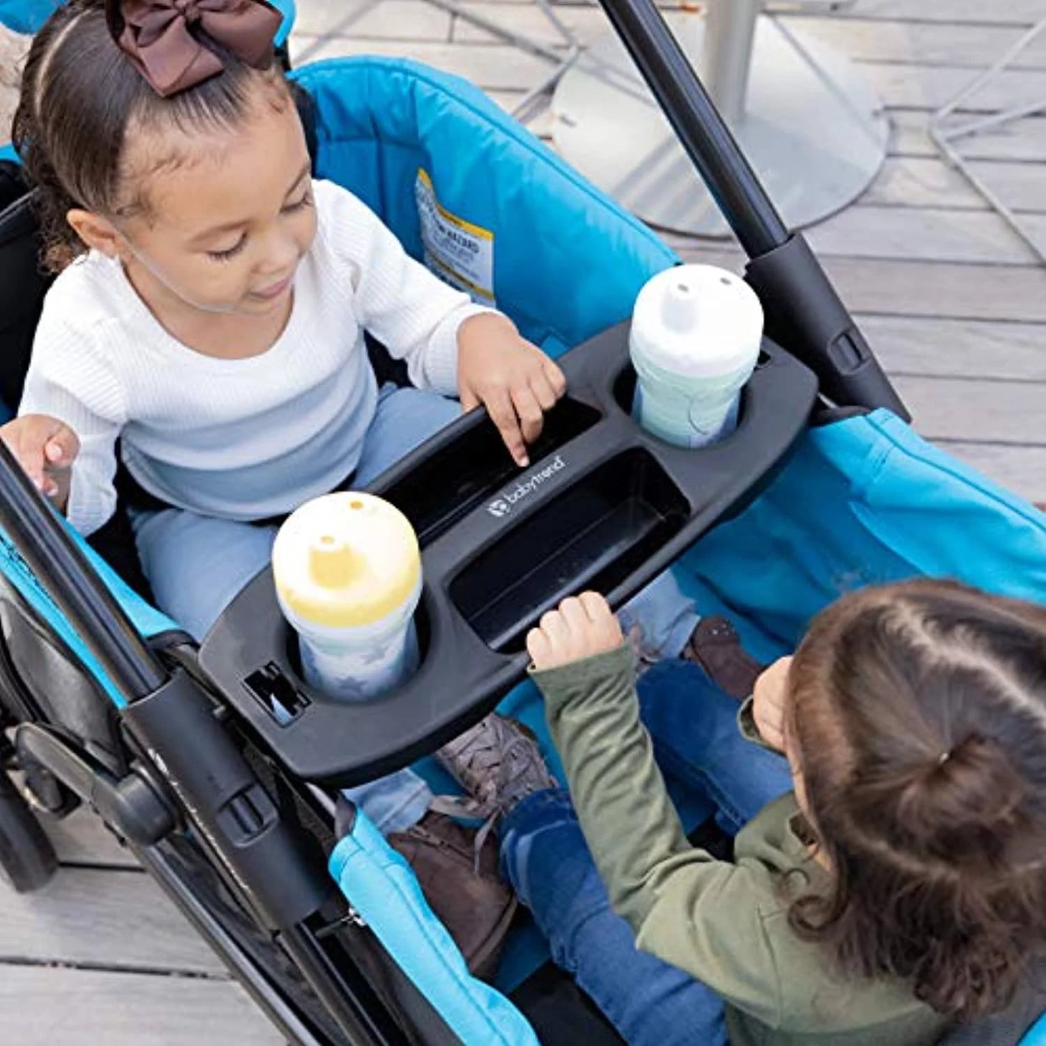 Wagon Stroller, Solid Print Gray P92441
