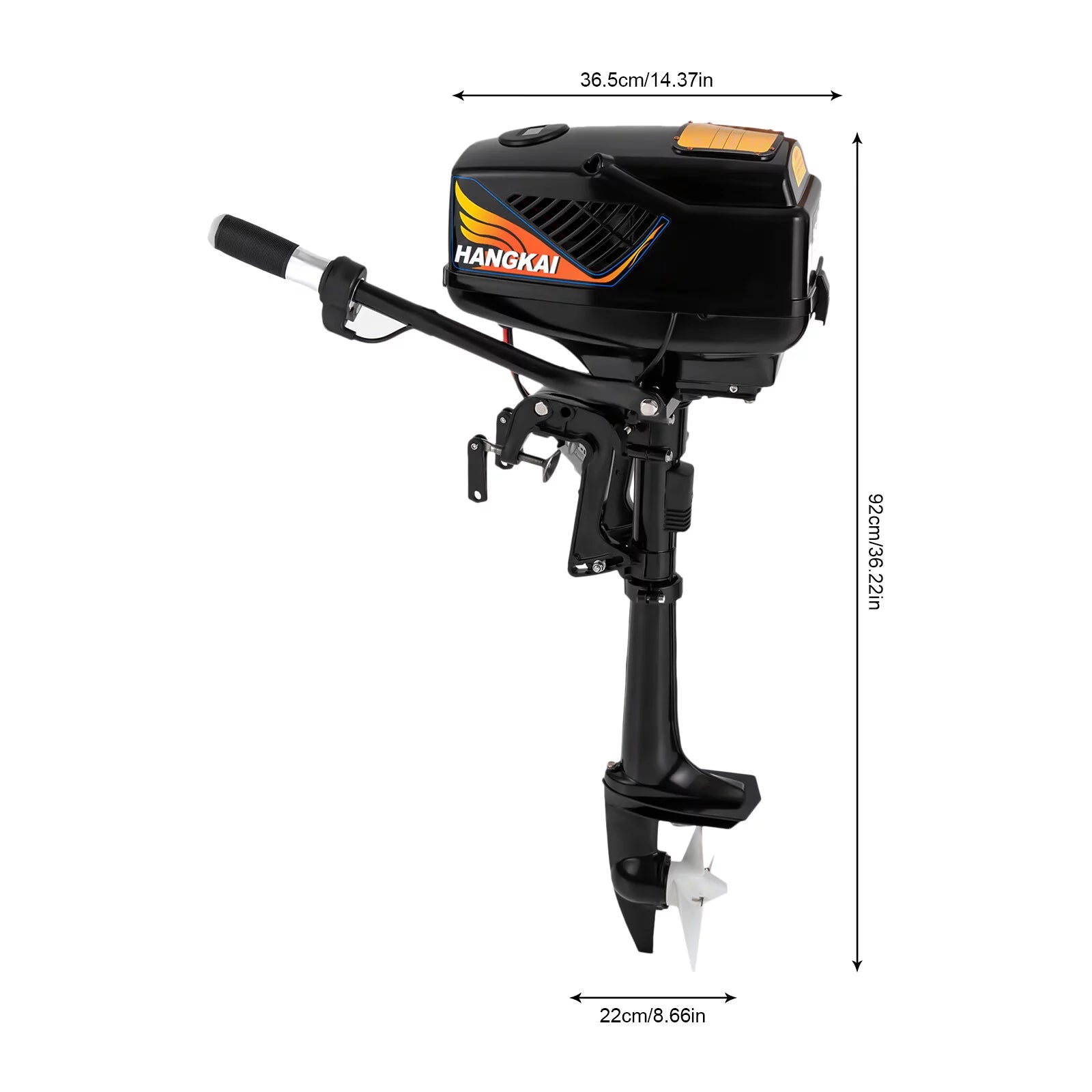 48V 1200W Electric Outboard Motor for Fishing Boat with 3-Blade Propeller K141865
