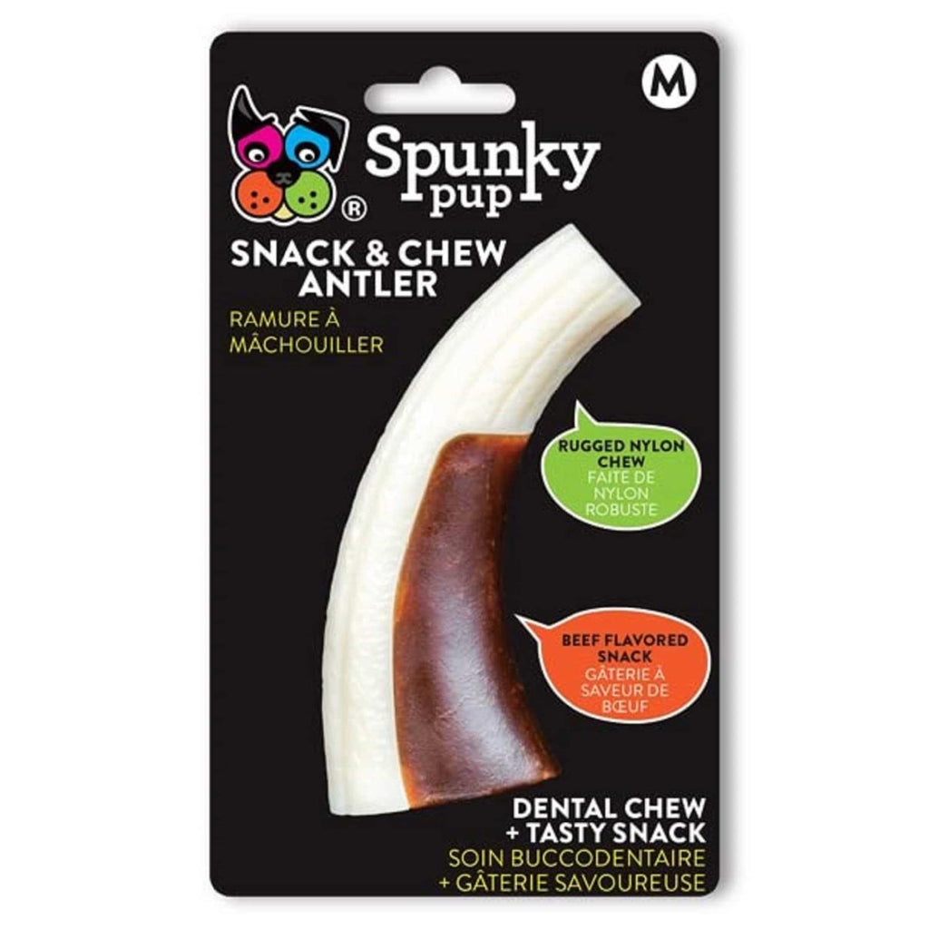 Spunky Pup Snack &amp; Chew Antler - Pet Supplies online store