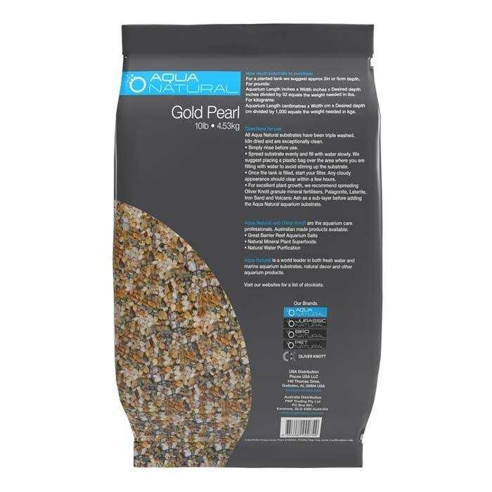 Gold Pearl Gravel Substrate for Aquariums, Vivariums and Terrariums Z243