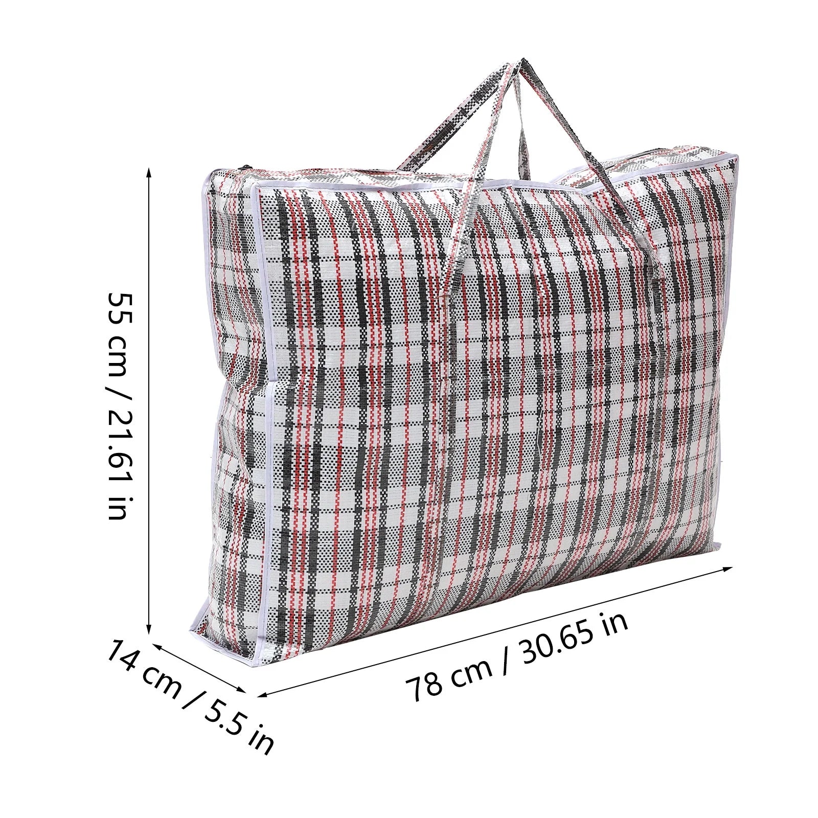 Clothes Storage Bag Basket Large Travel Black S1976
