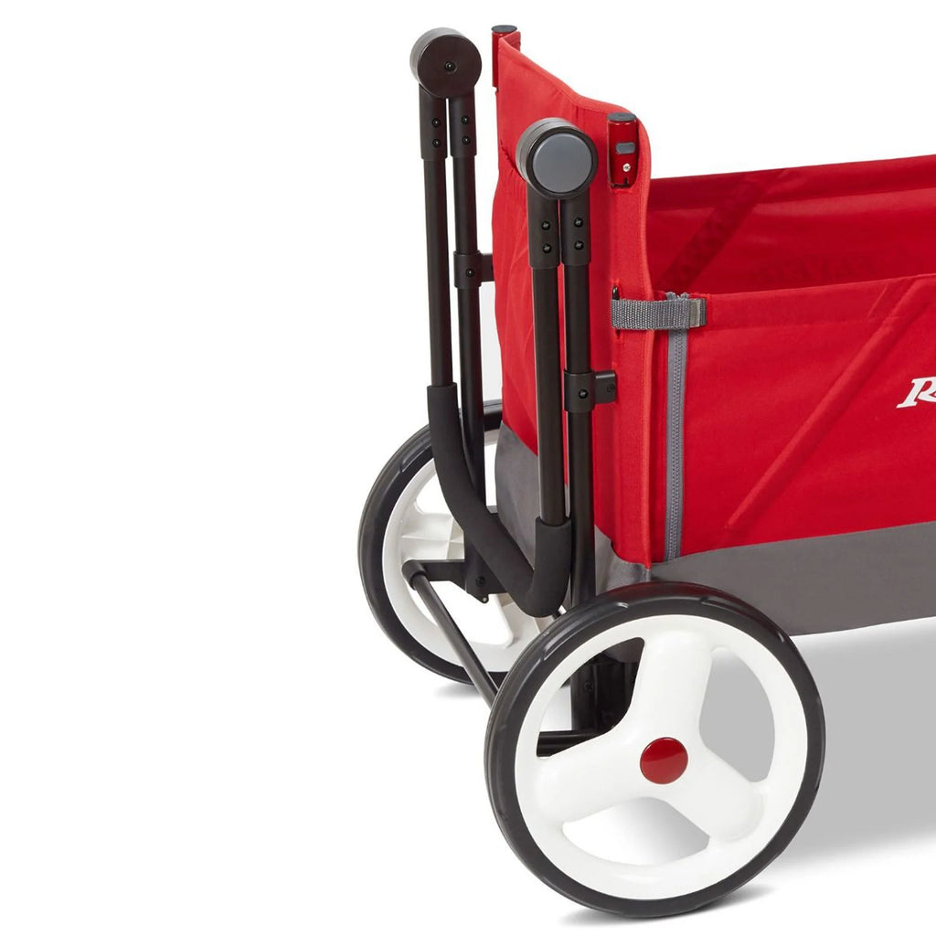 Convertible Stroll N Wagon with Pull & Push Handle, Red/Black L38874