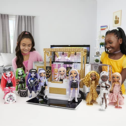 Posable Fashion Doll with 2 Designer Outfits and Vanity Playset W259133