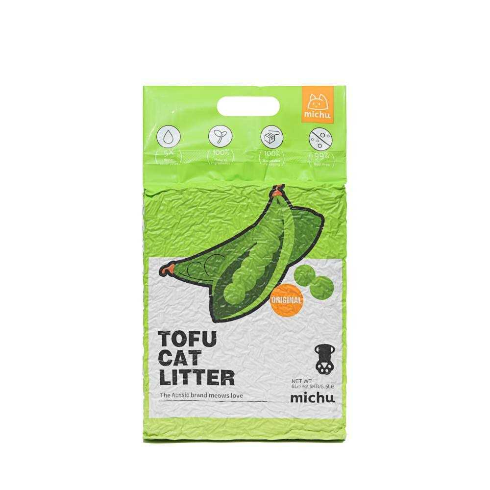 Natural Clumping Tofu Cat Litter 5.5lb P1493