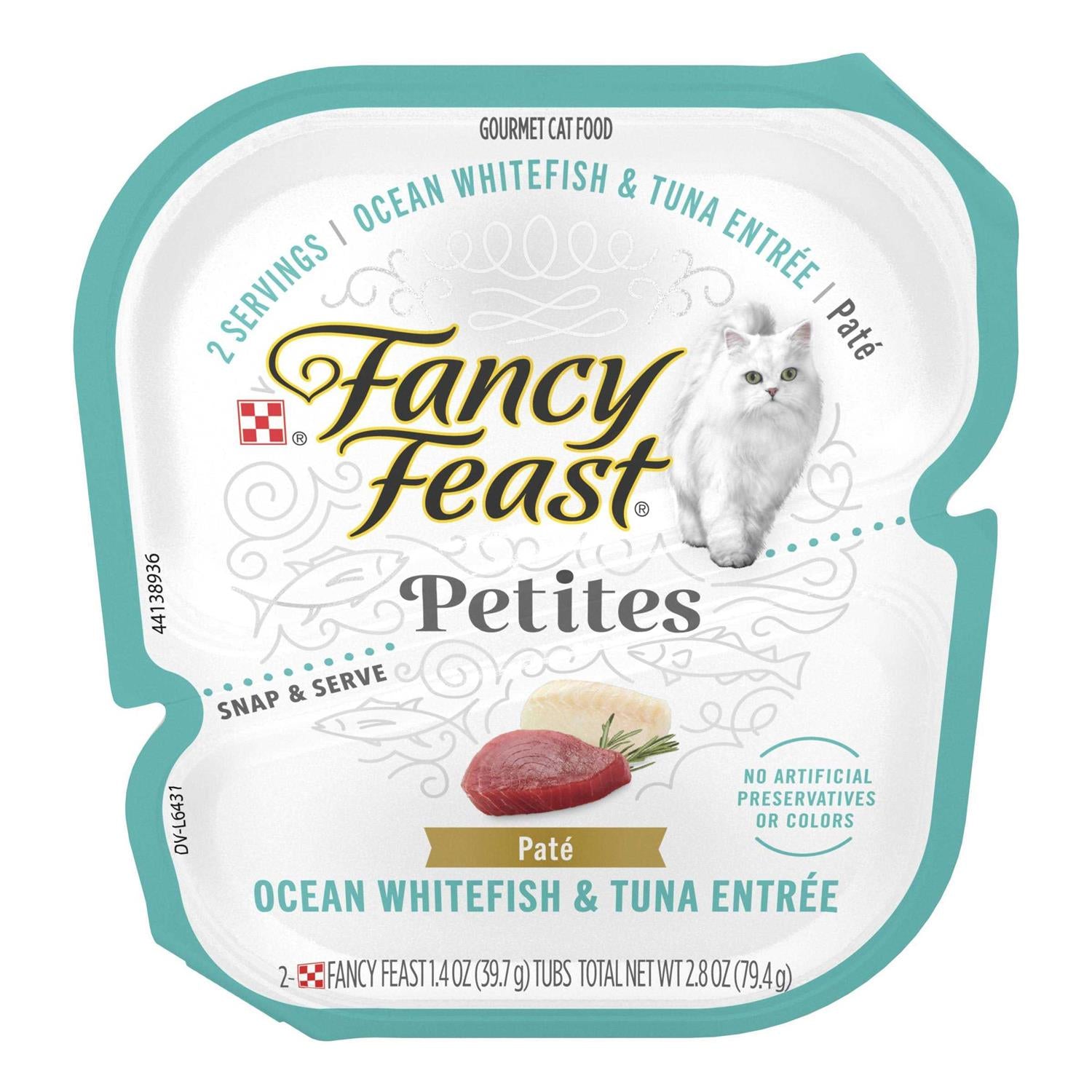 Ocean Whitefish & Tuna Pate Wet Cat Food G43962