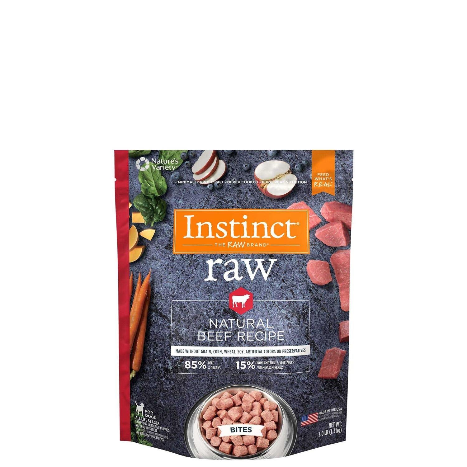 Frozen Raw Beef Patties Grain Free Dog Food Q3581