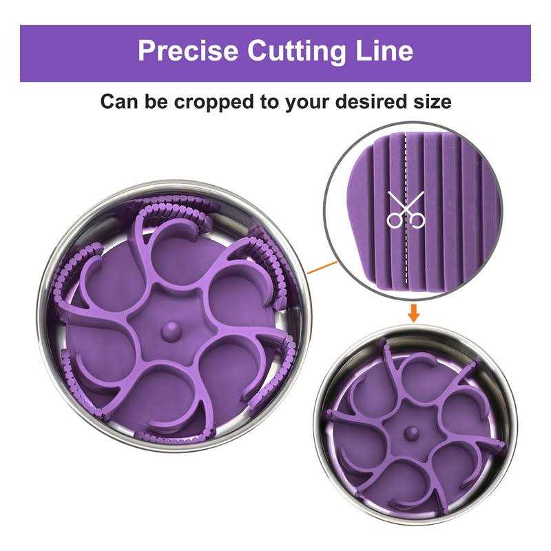 Silicone Spiral Dog Slow Feeder Bowl Insert N747776