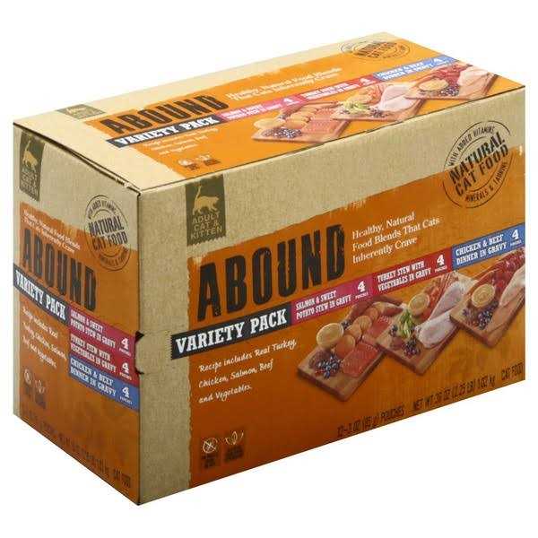 Natural Wet Cat Food Pouches Variety Pack 12 Count L502151