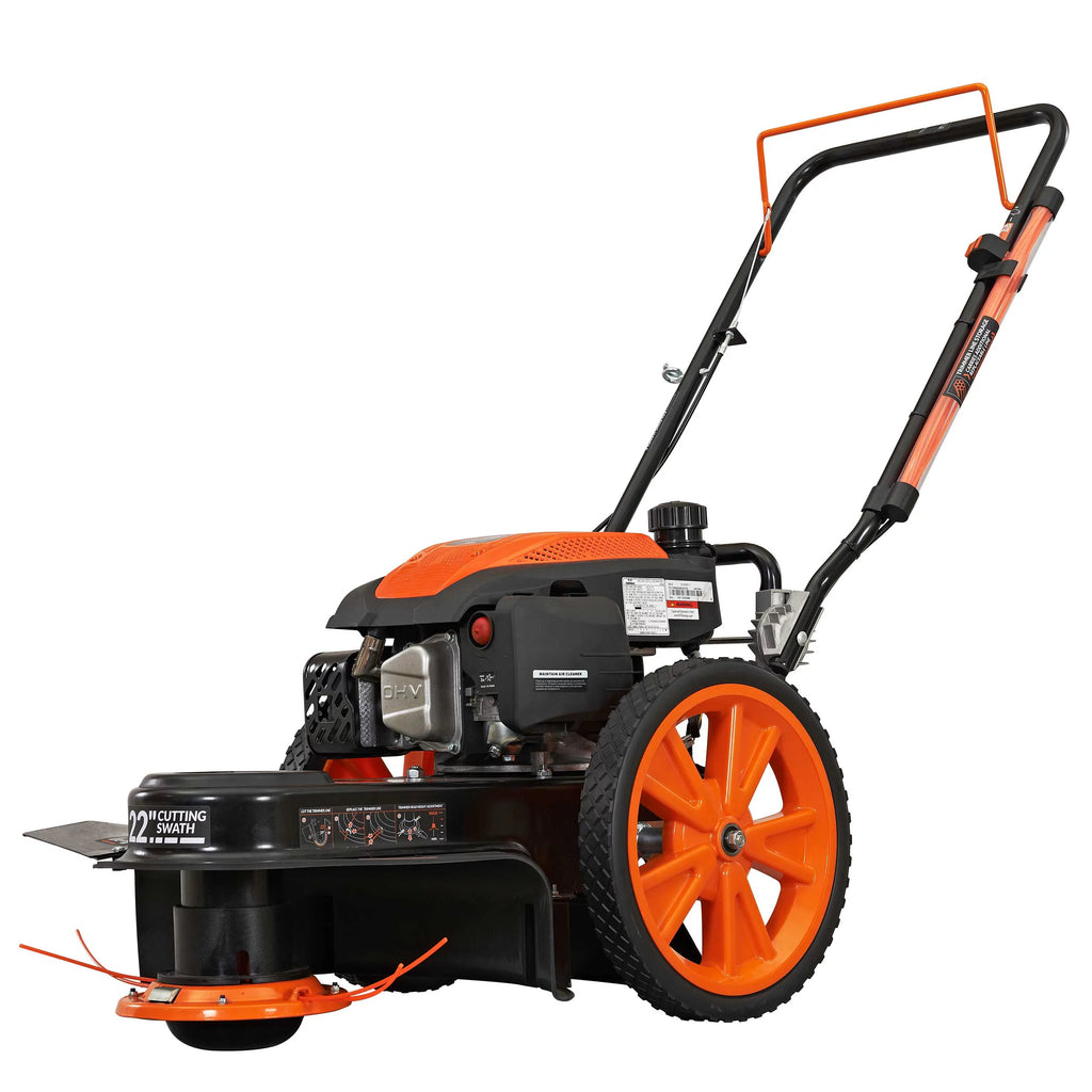 22 in. 170cc Gas Walk Behind String Trimmer Mower V2340