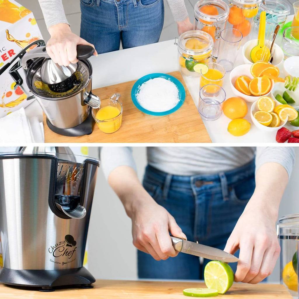 Electric Citrus Juicer with Anti-Drip Press, 300W E499863