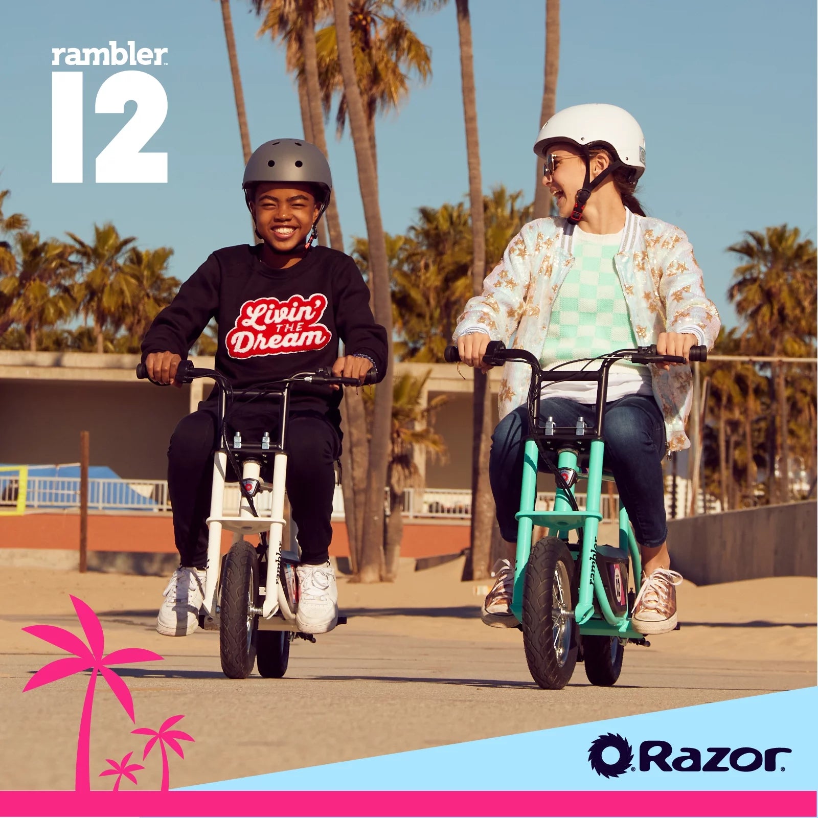 12 Seated Electric Scooter White 14 mph 12 Air-Filled Tires for Teens I13871
