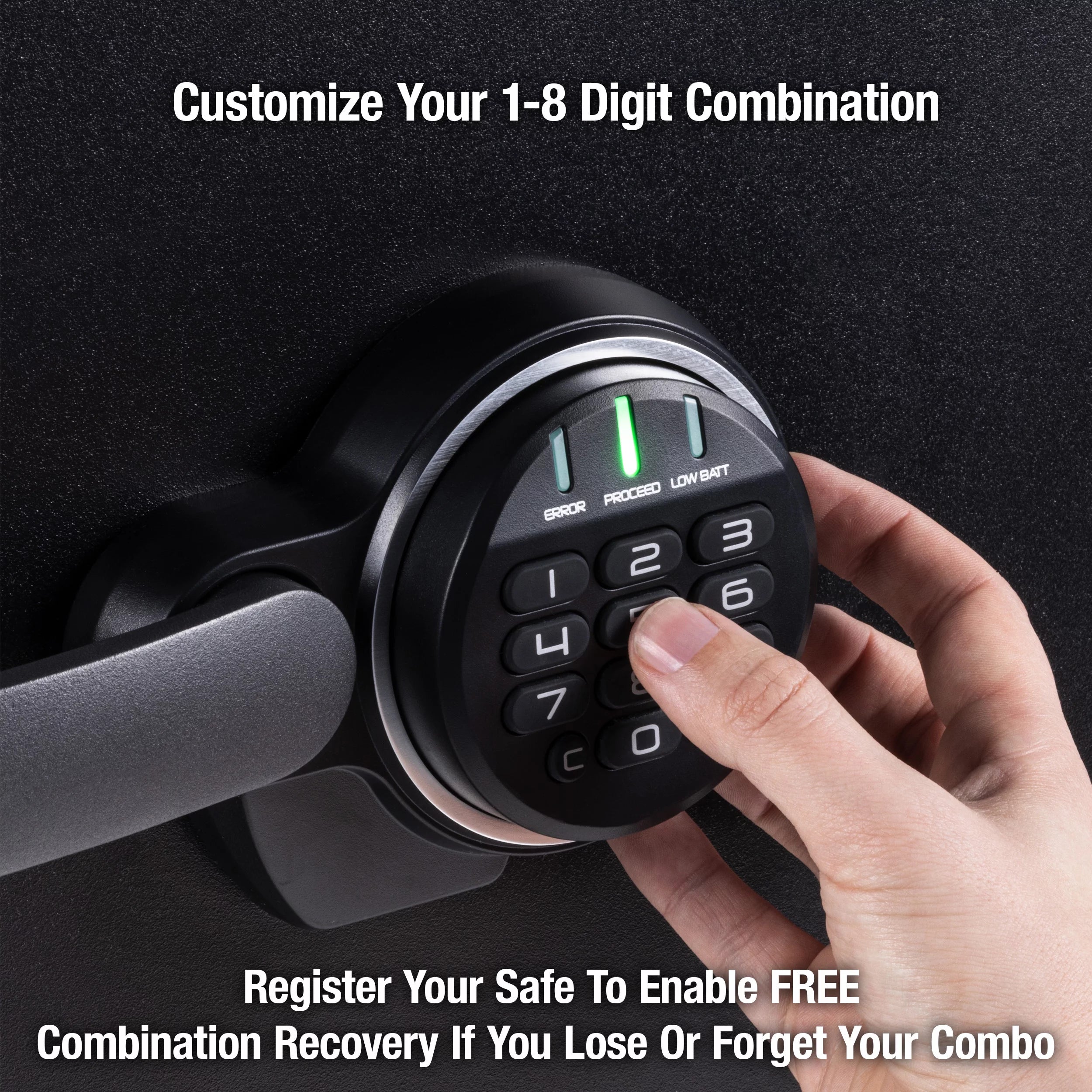 Water and Fire-Resistant Safe with Digital Keypad Lock, 2.0 cu. ft. N1435