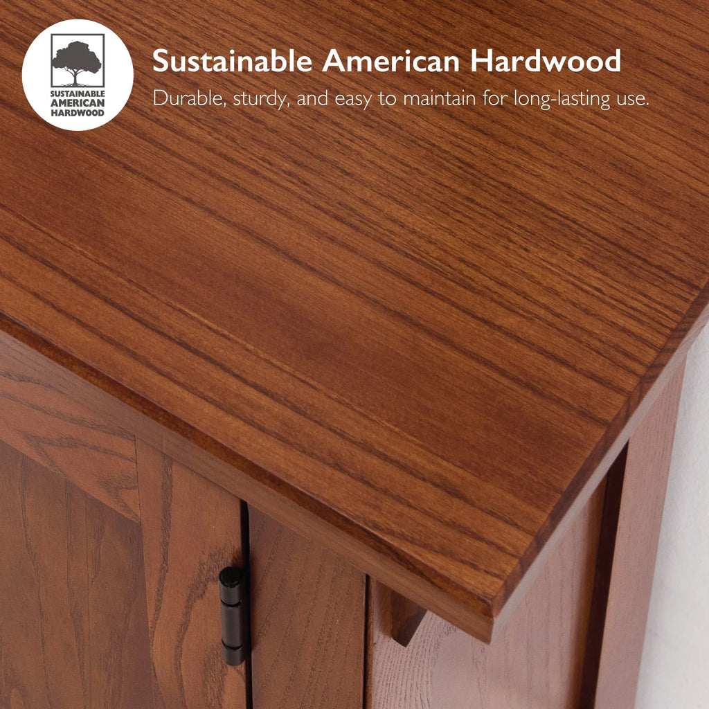 Solid Wood Mission End Table for Living Room and Bedroom Q2446