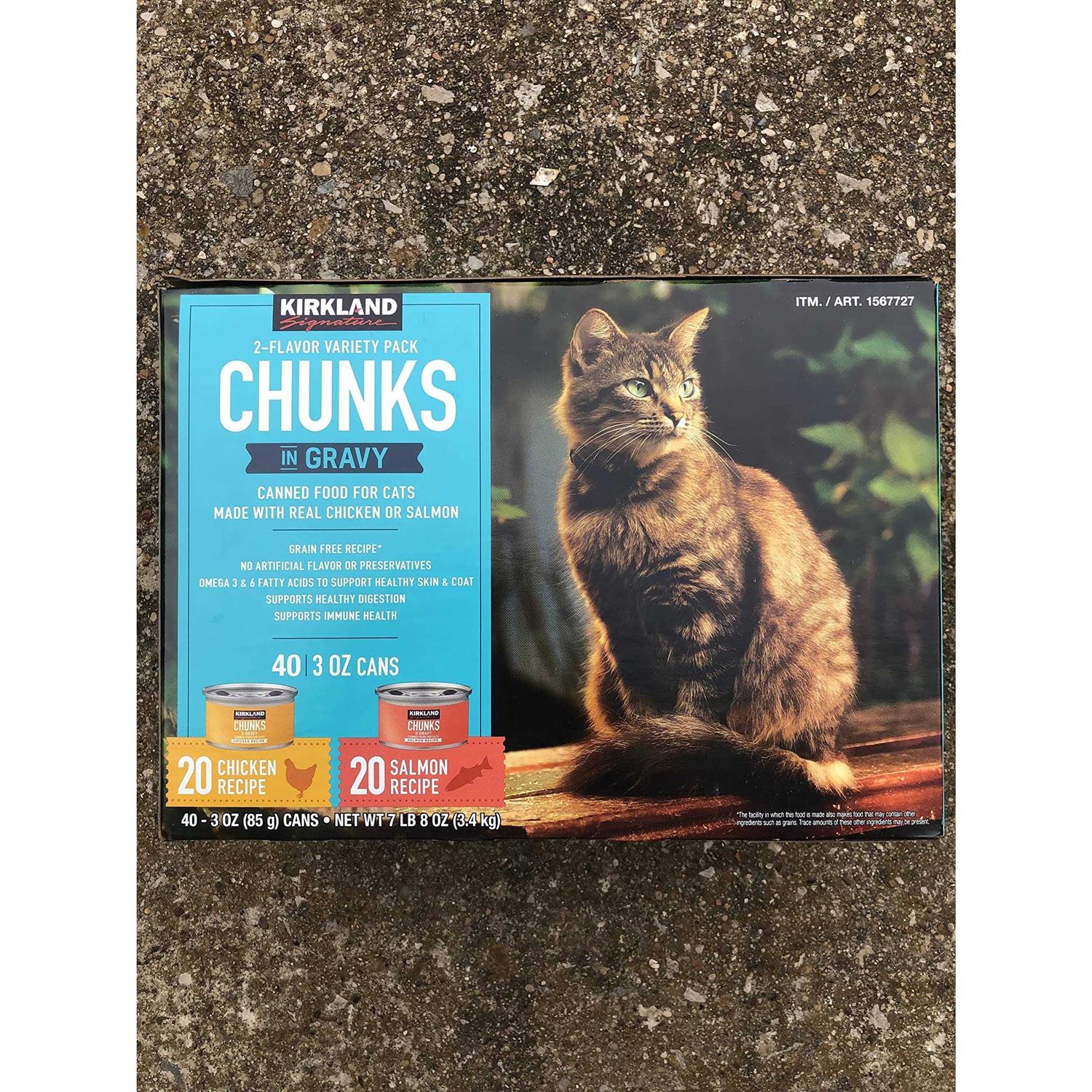 Chunks in Gravy Canned Cat Food Variety Pack S852