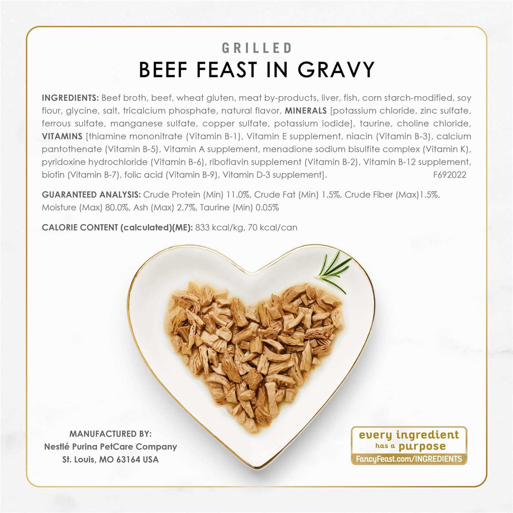 Wet Cat Food Poultry & Beef Grilled Variety Pack U300