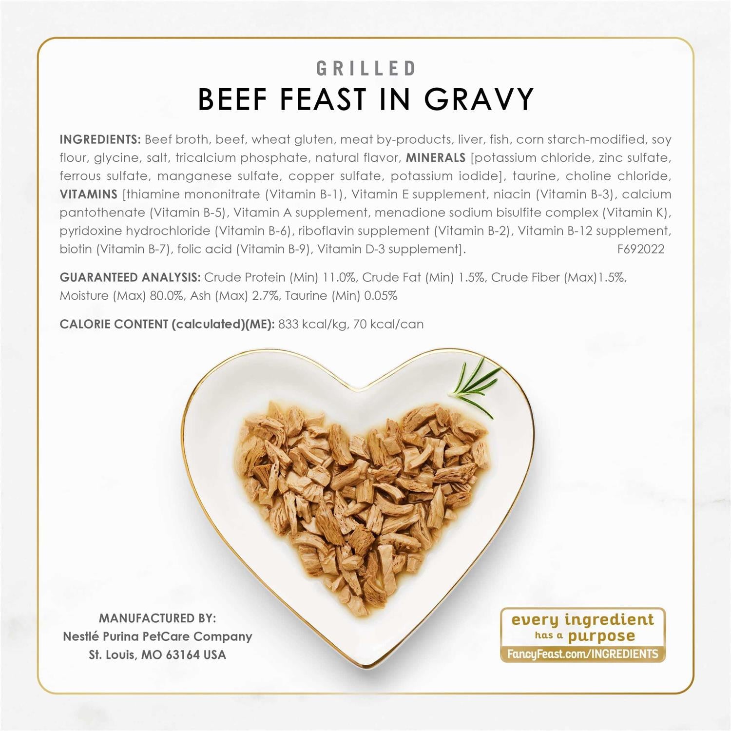 Wet Cat Food Poultry & Beef Grilled Variety Pack U300