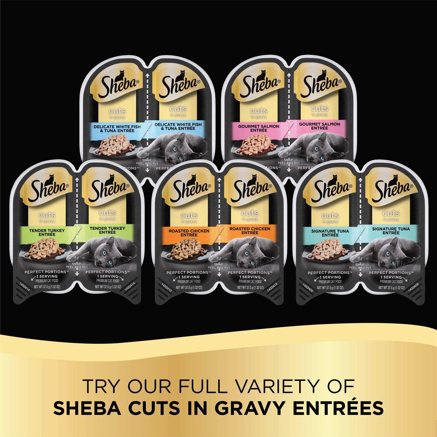 Wet Cat Food Cuts in Gravy Savory Mixed Grill Entree C361