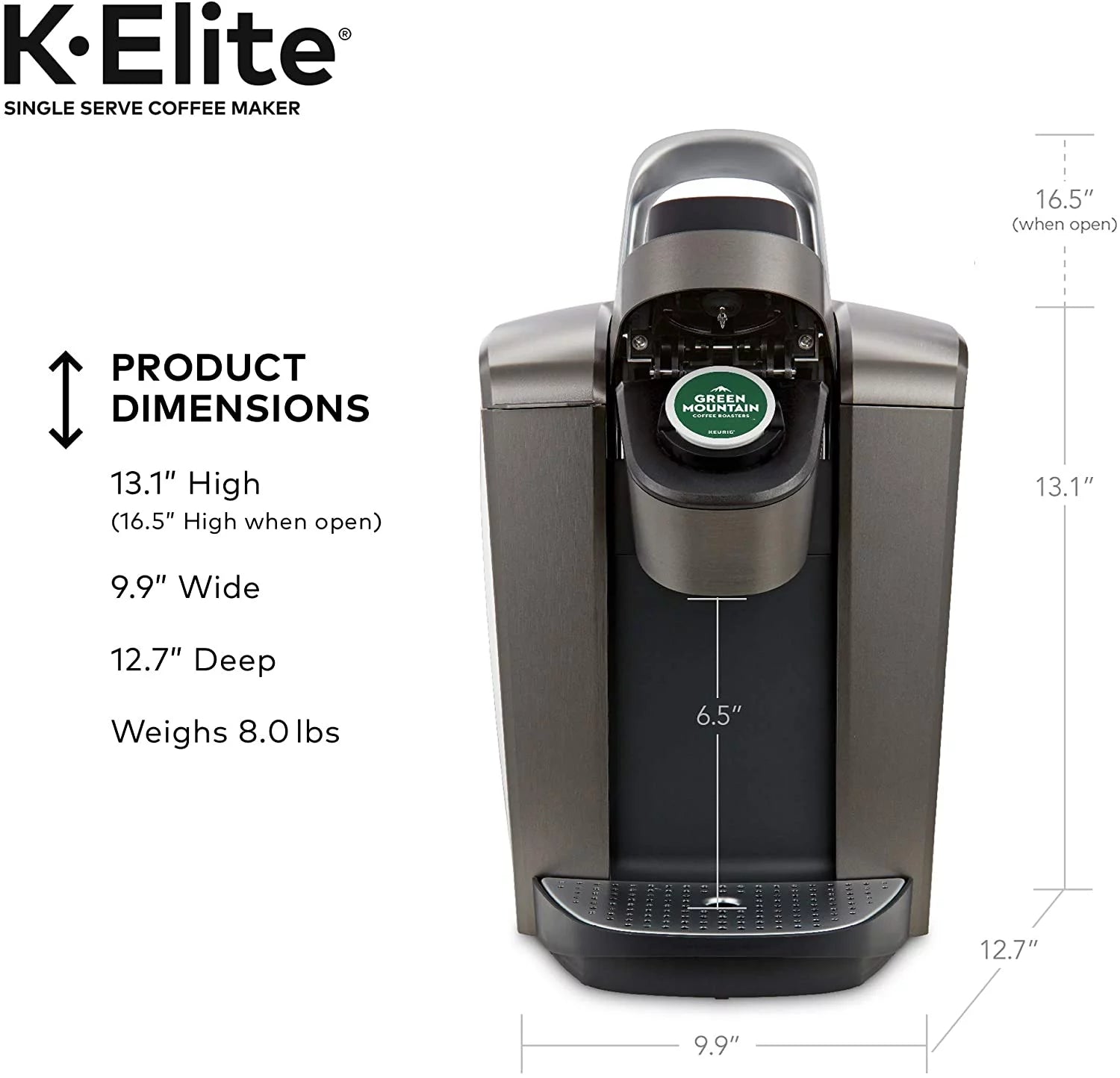 Single Serve K-Cup Coffee Maker with Iced Coffee Capability M492