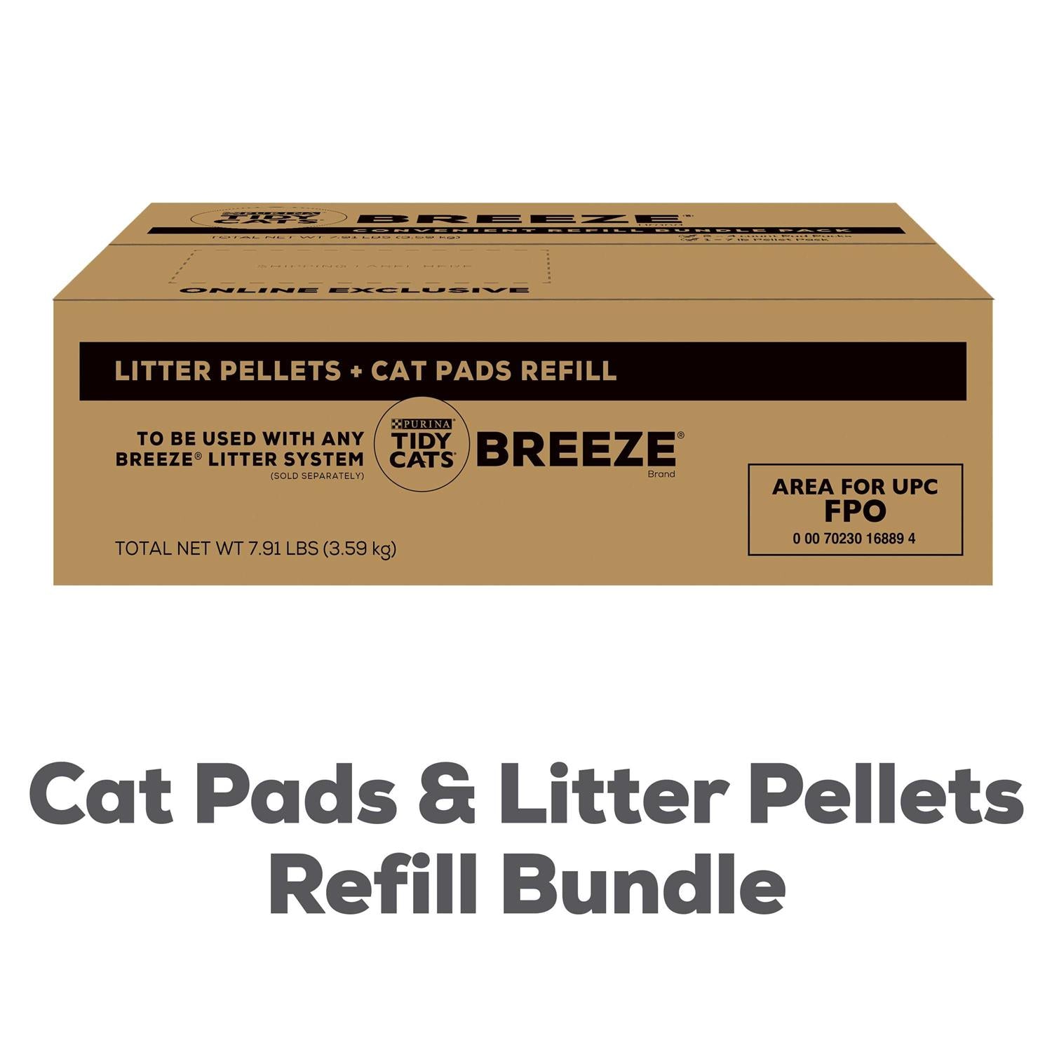 Cat Pads & Litter Pellets Bundle Pack F446
