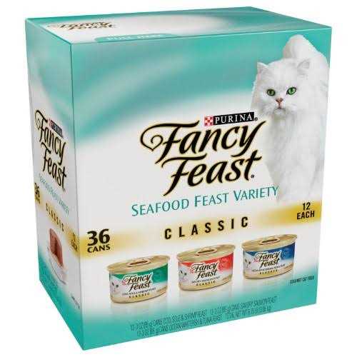 Grain-Free Wet Cat Food Variety Pack Seafood Pate I189