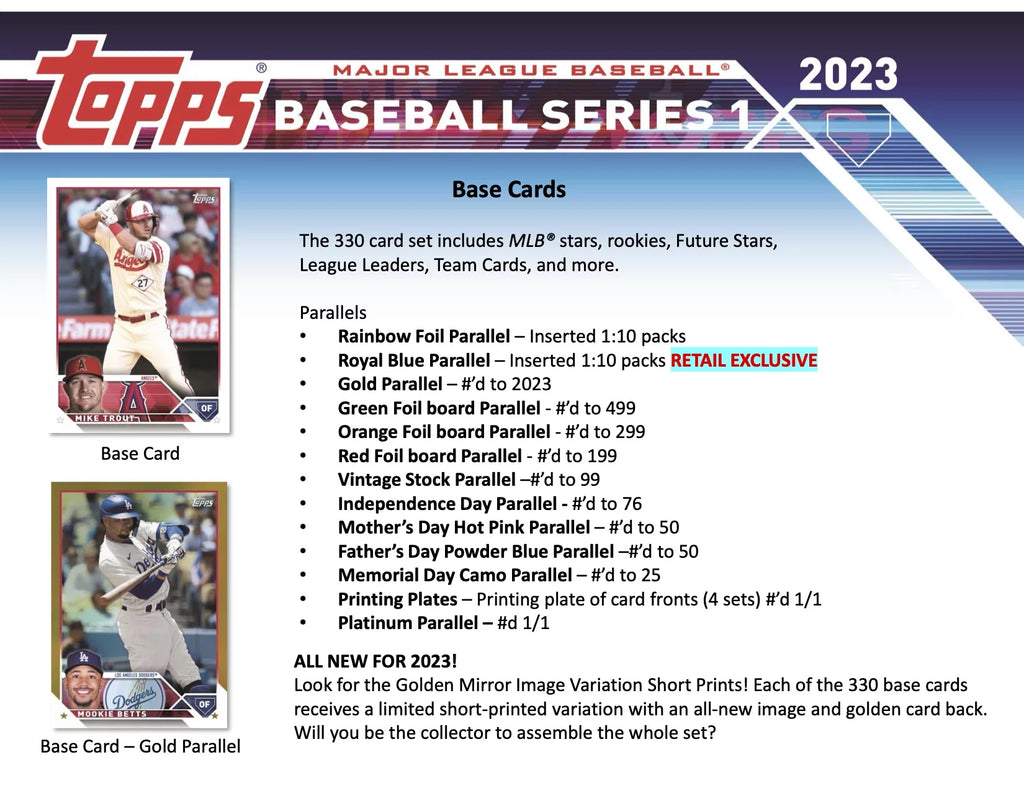 Baseball Factory Sealed Retail Display Box J650