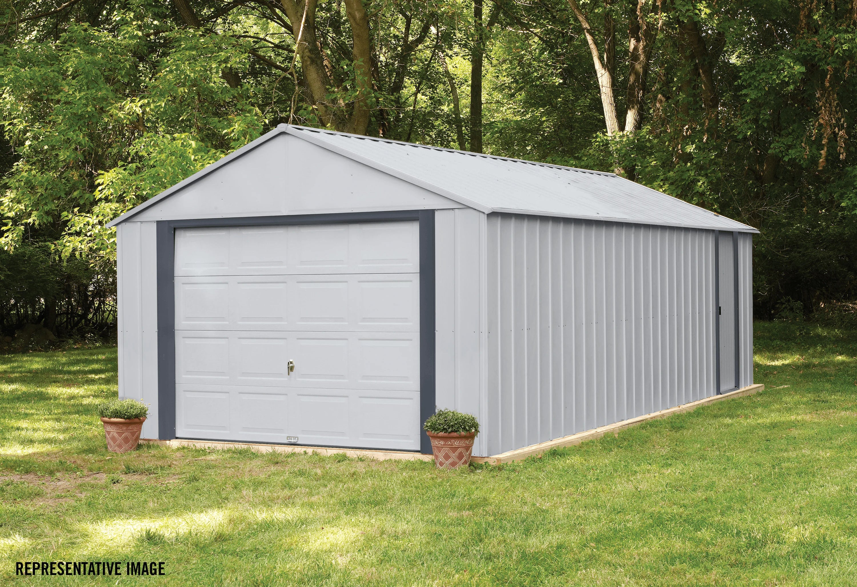 Steel Storage Building, Prefab Shed S13231