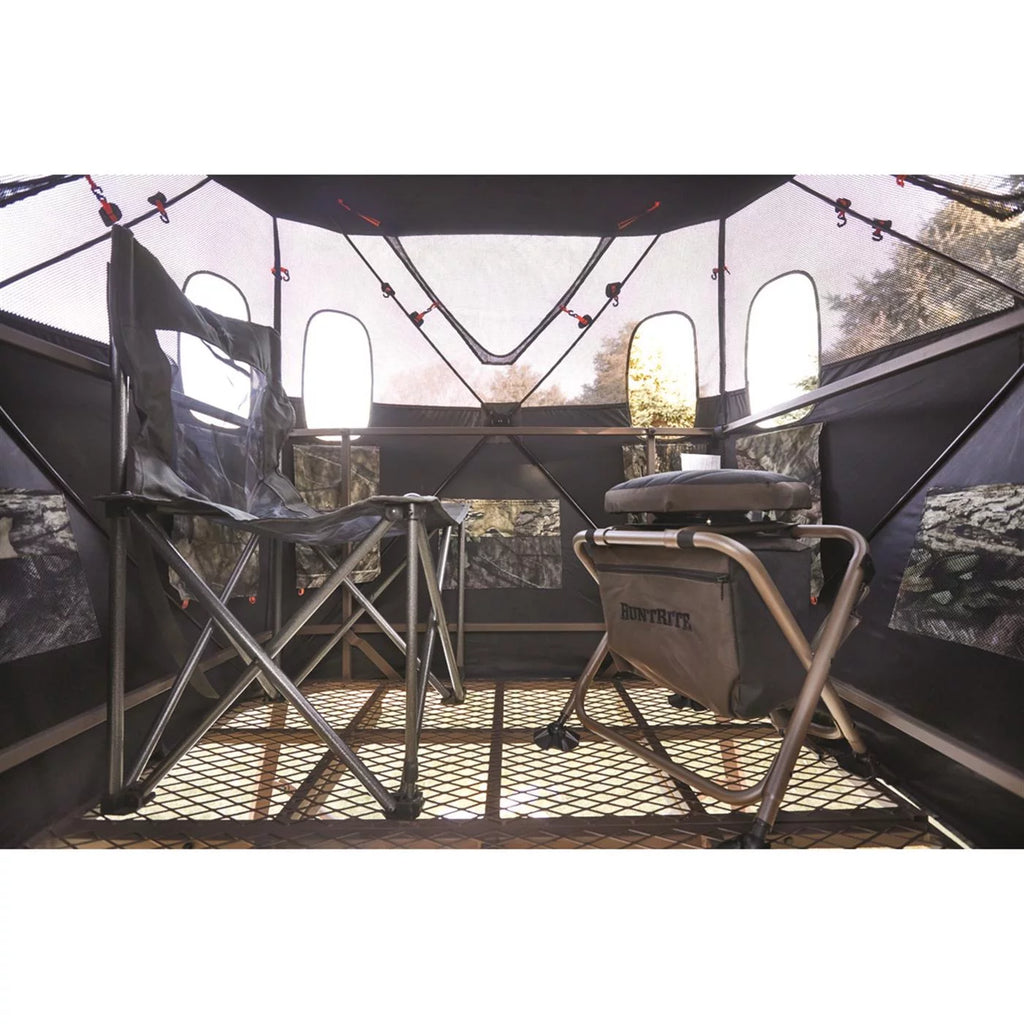 6ft Tripod Hunting Tower Blind 2-Person Elevated Stand W6429