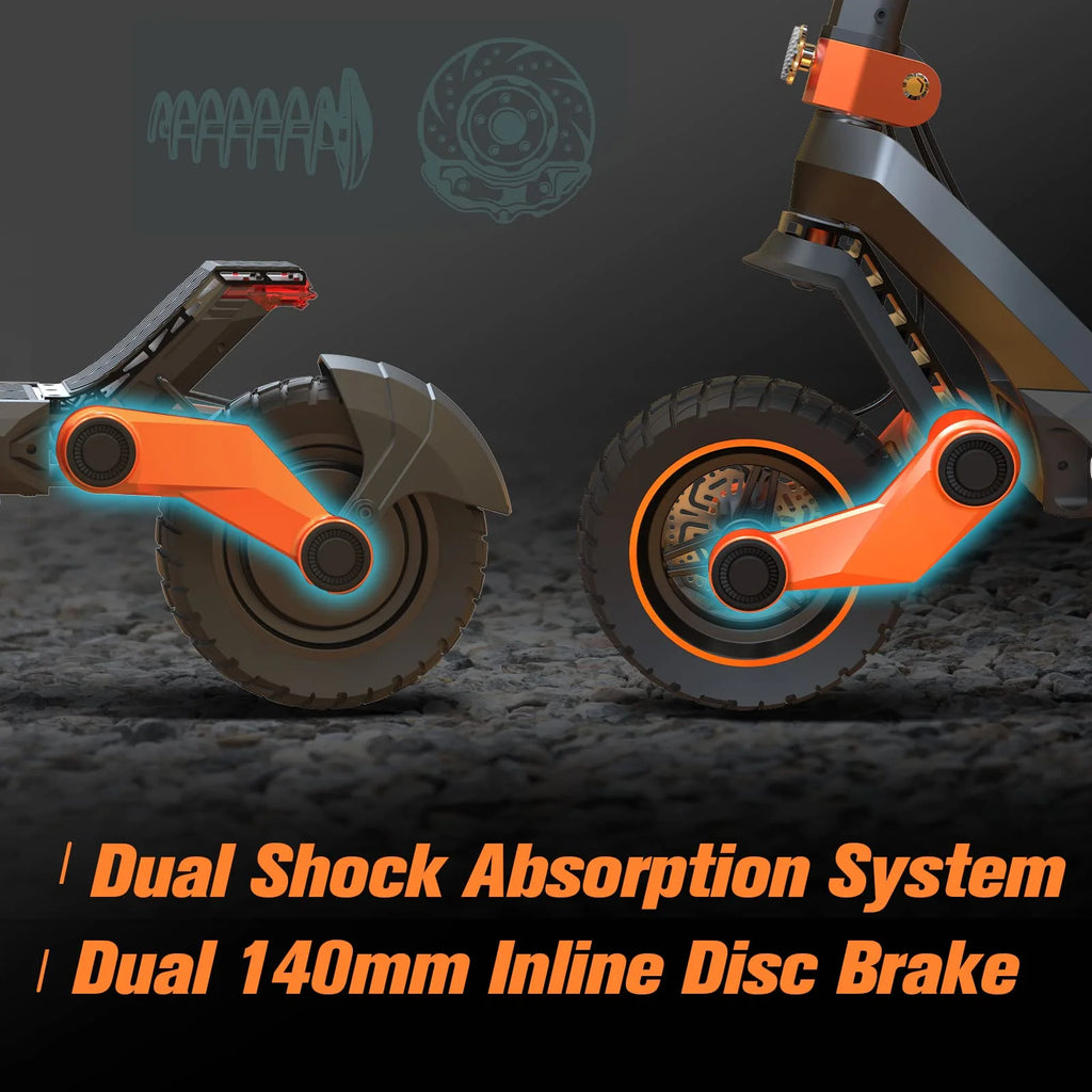 Electric Scooter for Adults 1200W Motor 31 mph Off Road Tires K367902