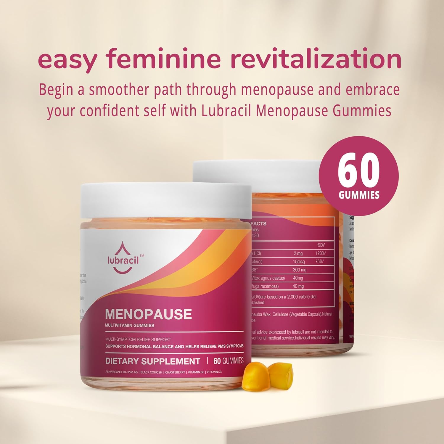Daily Intimate Feminine Cream & Menopause Support Gummies U76548