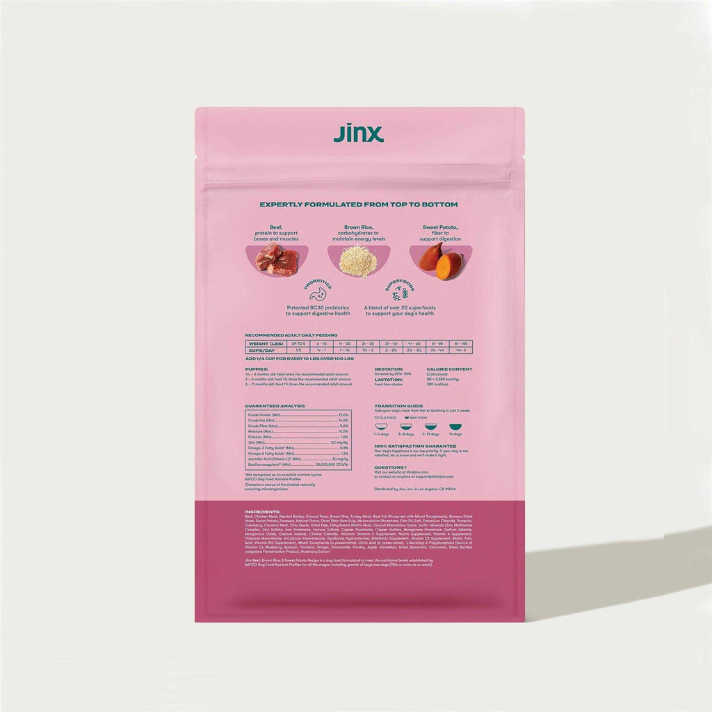 Beef Brown Rice & Sweet Potato Dry Dog Food J950