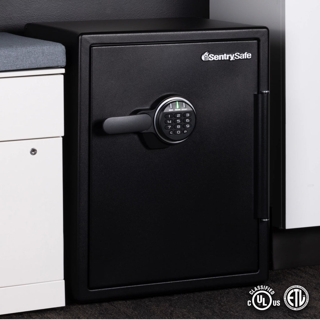 Water and Fire-Resistant Safe with Digital Keypad Lock, 2.0 cu. ft. N1435