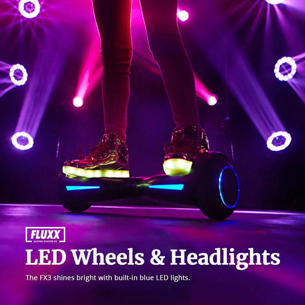 Hoverboard for Kids Adults 200W Motor 6.5" LED Wheels, Pink P853