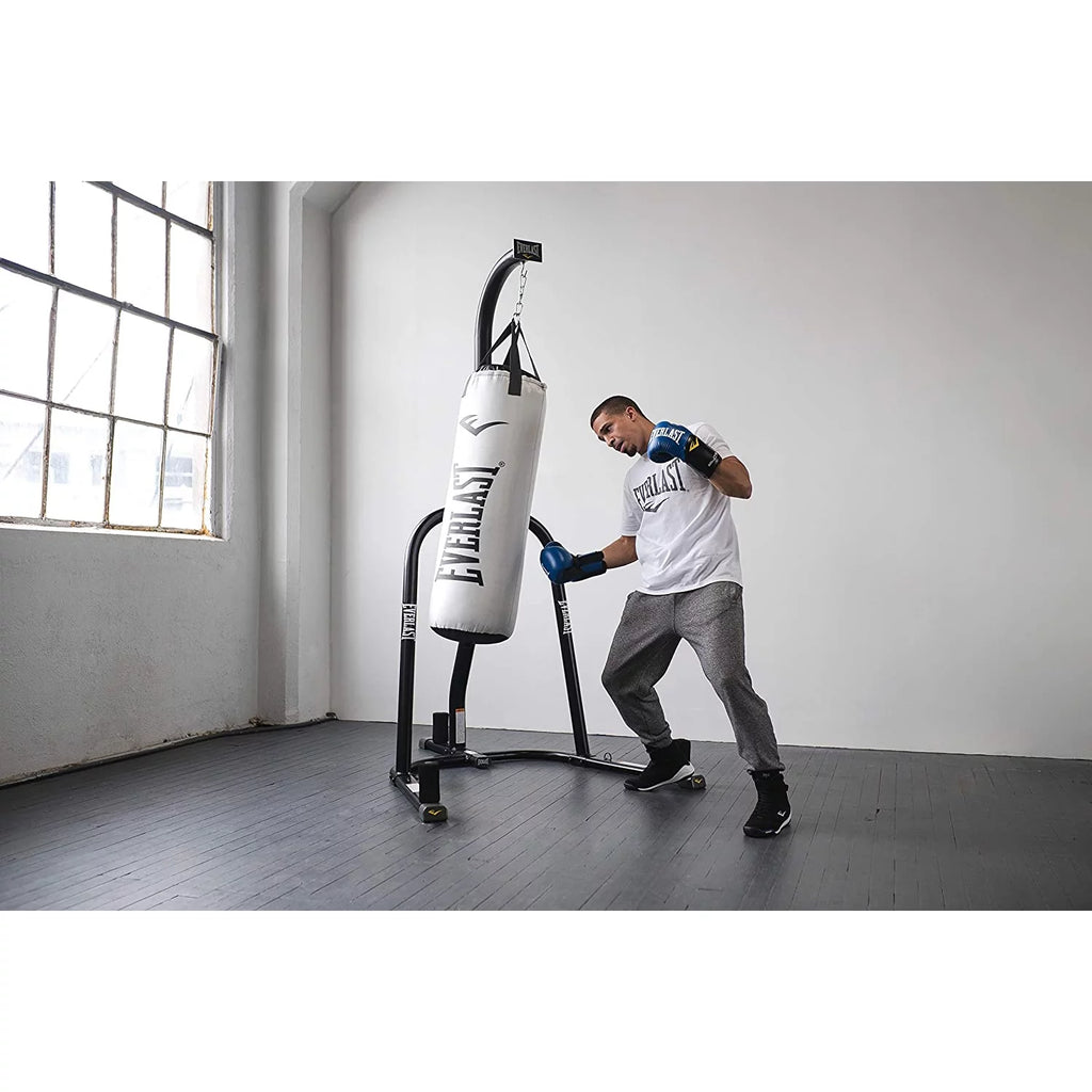 Heavy Bag Stand Boxing MMA Equipment, 100 lb Capacity, Black E684296