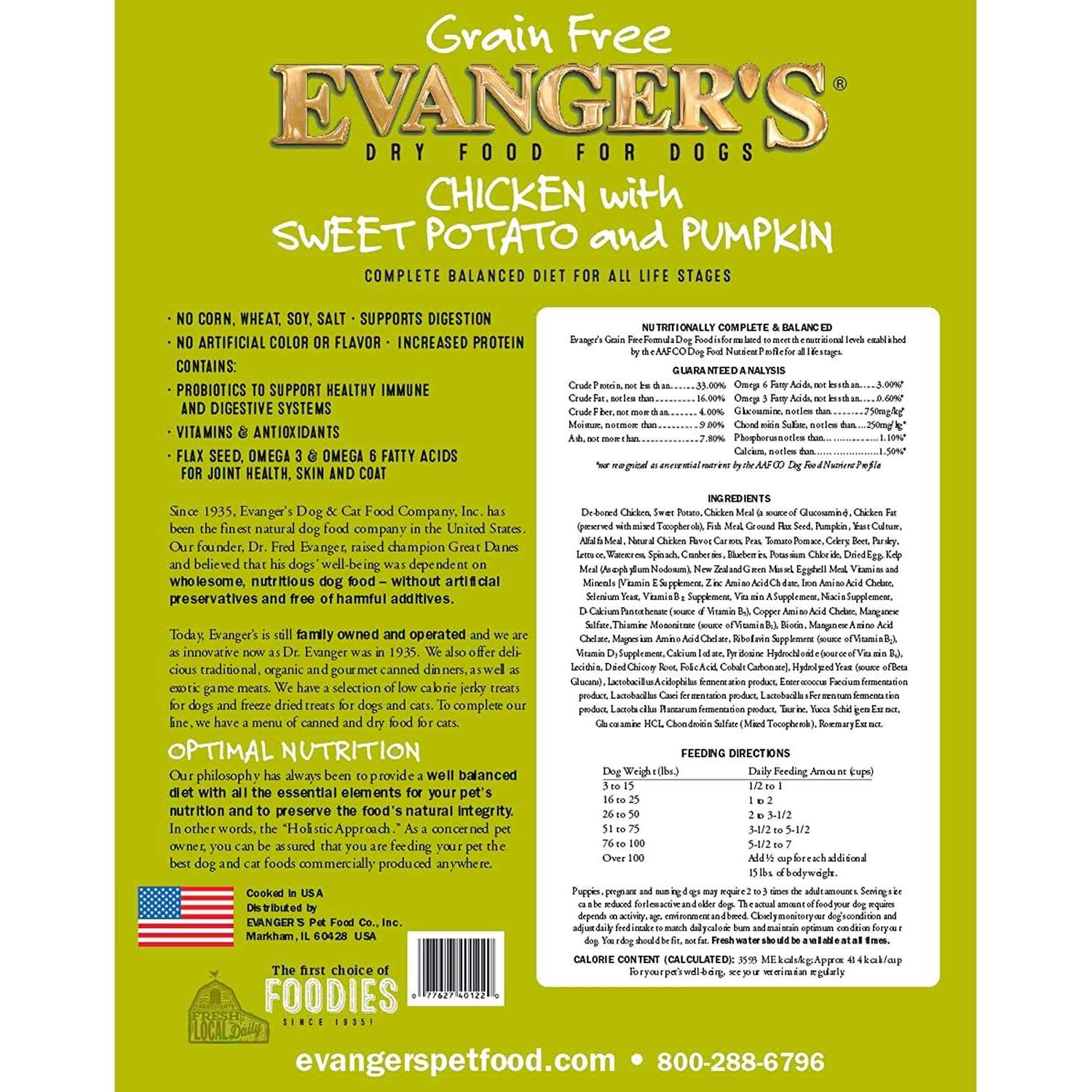 Chicken Sweet Potato & Pumpkin Grain Free Dry Dog Food N710523
