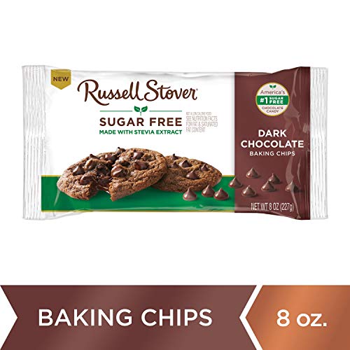 Sugar Free Dark Chocolate Baking Chips, 8 oz W57256