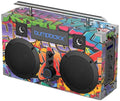 Bumpboxx Portable Bluetooth Speaker Ultra NYC Graffiti | Retro Boombox with Bluetooth Speaker | Rechargeable Bluetooth Speaker | Includes Rechargeable Lithium Battery, Carrying Strap & Remote