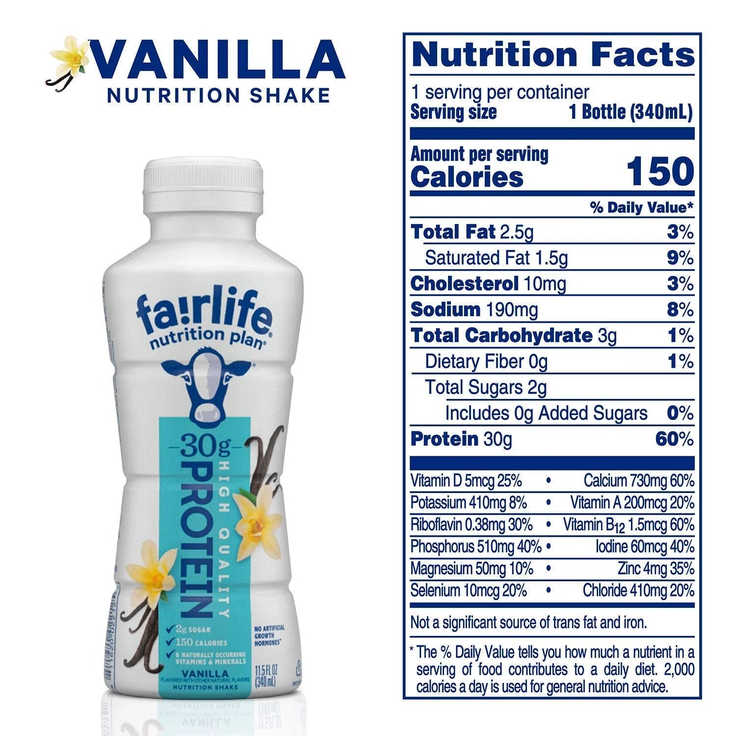 Vanilla Nutrition Shake 11.5 fl oz 12-Pack P27216