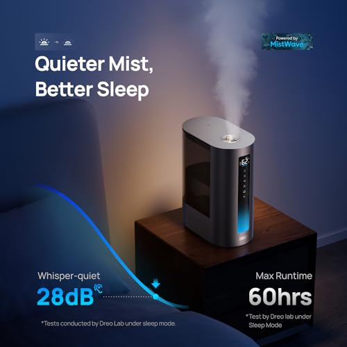 6L Warm & Cool Mist Humidifier for Bedroom, 60Hr Quiet Runtime C566891