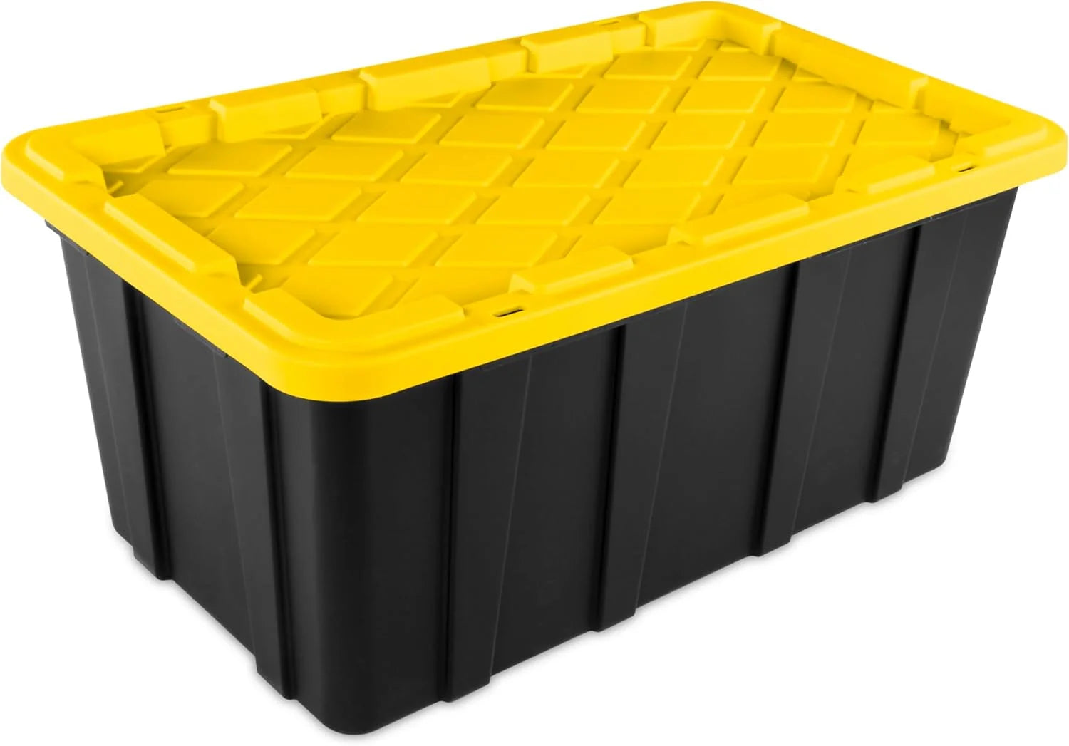 Stackable Storage Bin with Lid, 4-Pack T340138