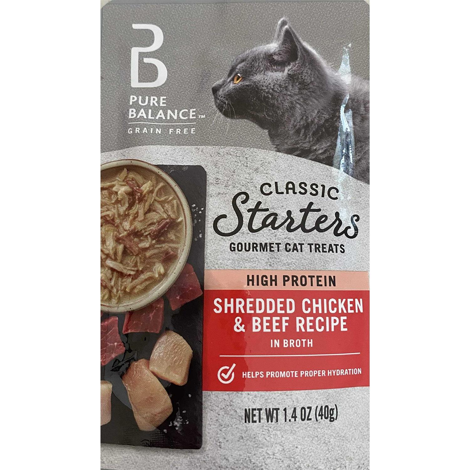 Shredded Chicken & Beef Broth Cat Treats H52390